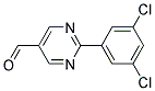 2-(3,5-dichlorophenyl)pyrimidine-5-carbaldehyde Struktur