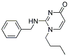 1-BUTYL-2-(N-BENZYLAMINO)-PYRIMIDIN-4-ONE Struktur