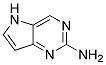 2-AMINO-5H-PYRROLO[3,2-D]PYRIMIDINE
 Struktur