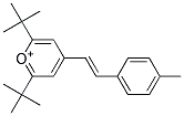 2,6-BIS(1,1-DIMETHYLETHYL)-4-[(1E)-2-(4-METHYLPHENYL)ETHENYL]-PYRYLIUM Struktur