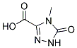 1H-4-METHYL-5-OXO-1,5-DIHYDRO-4H-1,2,4-TRIAZOL-3-CARBOXYLIC ACID Struktur