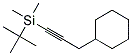 1-CYCLOHEXYL-3-(TERT-BUTYLDIMETHYLSILYL)-2-PROPYN- Struktur