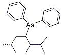 (1S,2R,5S)-(-)-MENTHYLDIPHENYLARSINE Struktur