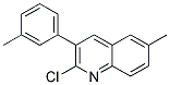 2-CHLORO-6-METHYL-3-(3-METHYLPHENYL)QUINOLINE, TECH Structure