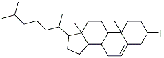 17-(1,5-DIMETHYLHEXYL)-3-IODO-10,13-DIMETHYL-2,3,4,7,8,9,10,11,12,13,14,15, 16,17-TETRADECAHYDRO-1H-CYCLOPENTA[A]PHENANTHRENE Struktur