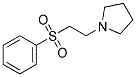 1-[2-(PHENYLSULPHONYL)ETHYL]PYRROLIDINE Struktur