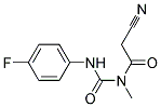 1-(2-CYANO-ACETYL)-3-(4-FLUORO-PHENYL)-1-METHYL-UREA Struktur