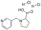 1-PYRIDIN-3-YLMETHYL-PYRROLIDINE-2-CARBOXYLIC ACID DIHYDROCHLORIDE Struktur