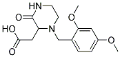 [1-(2,4-DIMETHOXY-BENZYL)-3-OXO-PIPERAZIN-2-YL]-ACETIC ACID Struktur