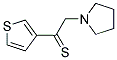 1-(PYRROLIDIN-1-YL)-2-(THIOPHEN-3-YL)ETHANETHIONE Struktur