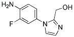 [1-(4-AMINO-3-FLUORO-PHENYL)-1H-IMIDAZOL-2-YL]-METHANOL Struktur