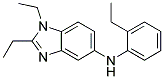 (1,2-DIETHYL-1H-BENZOIMIDAZOL-5-YL)-(2-ETHYL-PHENYL)-AMINE Struktur