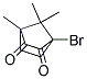 1-BROMO-4,7,7-TRIMETHYLBICYCLO[2.2.1]HEPTANE-2,3-DIONE Struktur