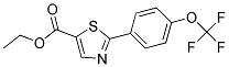 2-(4-TRIFLUOROMETHOXY-PHENYL)-THIAZOLE-5-CARBOXYLIC ACID ETHYL ESTER Struktur