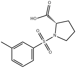 1-[(3-METHYLPHENYL)SULFONYL]PROLINE Struktur