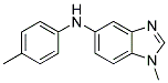 (1-METHYL-1H-BENZOIMIDAZOL-5-YL)-P-TOLYL-AMINE Struktur