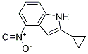 2-CYCLOPROPYL-4-NITRO-1H-INDOLE Struktur