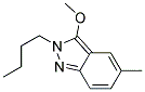 2-BUTYL-3-METHOXY-5-METHYL-2H-INDAZOLE Struktur