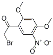 2-BROMO-1-(2,4-DIMETHOXY-5-NITROPHENYL)ETHANONE Struktur