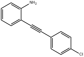 2-(4-CHLORO-PHENYLETHYNYL)-PHENYLAMINE Struktur