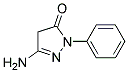 1-phenyl-3-amino-2-pyrazolin-5-one  Struktur