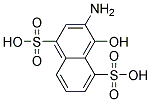 2-Amino-1-Naphthol-4,8-Disulfonic Acid Struktur