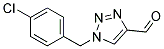1-(4-Chlorobenzyl)-1H-1,2,3-triazole-4-carboxaldehyde Struktur