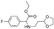 (2-[1,3]DIOXOLAN-2-YL-ETHYLAMINO)-(4-FLUORO-PHENYL)-ACETIC ACID ETHYL ESTER Struktur