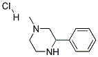 1-METHYL-3-PHENYL-PIPERAZINE HYDROCHLORIDE Struktur