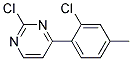 2-Chloro-4-(2-chloro-4-methyl-phenyl)-pyrimidine Struktur