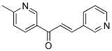 1-(6-METHYL-3-PYRIDYL)-3-(3-PYRIDYL)-2-PROPEN-1-ONE Struktur