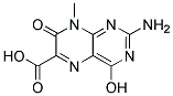 2-AMINO-4-HYDROXY-8-METHYL-7-OXO-7,8-DIHYDRO-6-PTERIDINECARBOXYLICACID Struktur