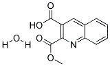 2-METHYL-2,3-QUINOLINEDICARBOXYLIC ACID HYDRATE Struktur