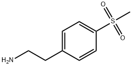 2-(4-METHYLSULFONYL-PHENYL)-ETHYLAMINE Struktur