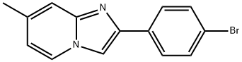 2-(4-BROMO-PHENYL)-7-METHYL-IMIDAZO[1,2-A]PYRIDINE Struktur