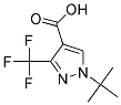 1-TERT-BUTYL-3-(TRIFLUOROMETHYL)-1H-PYRAZOLE-4-CARBOXYLIC ACID Struktur