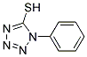 1-PHENYL-5-MERKAPTO-1H-TETRAZOLE Struktur