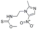 [2-(2-METHYL-5-NITRO-IMIDAZOL-1-YL)-ETHYL]-THIOCARBAMIC ACID O-METHYL ESTER Struktur