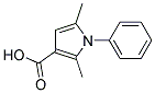 1-PHENYL-2,5-DIMETHYLPYRROLE-3-CARBOXYLIC ACID Struktur