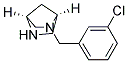 (1S,4S)-2-(3-CHLOROBENZYL)-2,5-DIAZA-BICYCLO[2.2.1]HEPTANE Struktur