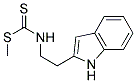 [2-(1H-INDOL-2-YL)-ETHYL]-DITHIOCARBAMIC ACID METHYL ESTER Struktur