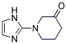 1-(1H-IMIDAZOL-2-YL)-PIPERIDIN-3-ONE Struktur