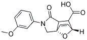 (1S,7R)-3-(3-METHOXY-PHENYL)-4-OXO-10-OXA-3-AZA-TRICYCLO[5.2.1.0(1,5)]DEC-8-ENE-6-CARBOXYLIC ACID Struktur