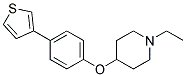 1-ETHYL-4-[4-(3-THIENYL)PHENOXY]PIPERIDINE Struktur