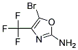 2-AMINO-5-BROMO-4-TRIFLUOROMETHYLOXAZOLE Struktur