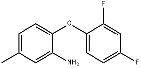 2-(2,4-DIFLUOROPHENOXY)-5-METHYLANILINE Struktur