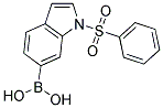 1-(Phenylsulphonyl)-1H-indole-6-boronic acid Struktur