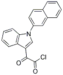 (1-NAPHTHALEN-2-YL-1H-INDOL-3-YL)-OXO-ACETYL CHLORIDE Struktur