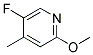 2-METHOXY-5-FLUORO-4-PICOLINE Struktur