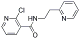 2-Chloro-N-(2-pyridin-2-yl-ethyl)-nicotinamide Struktur